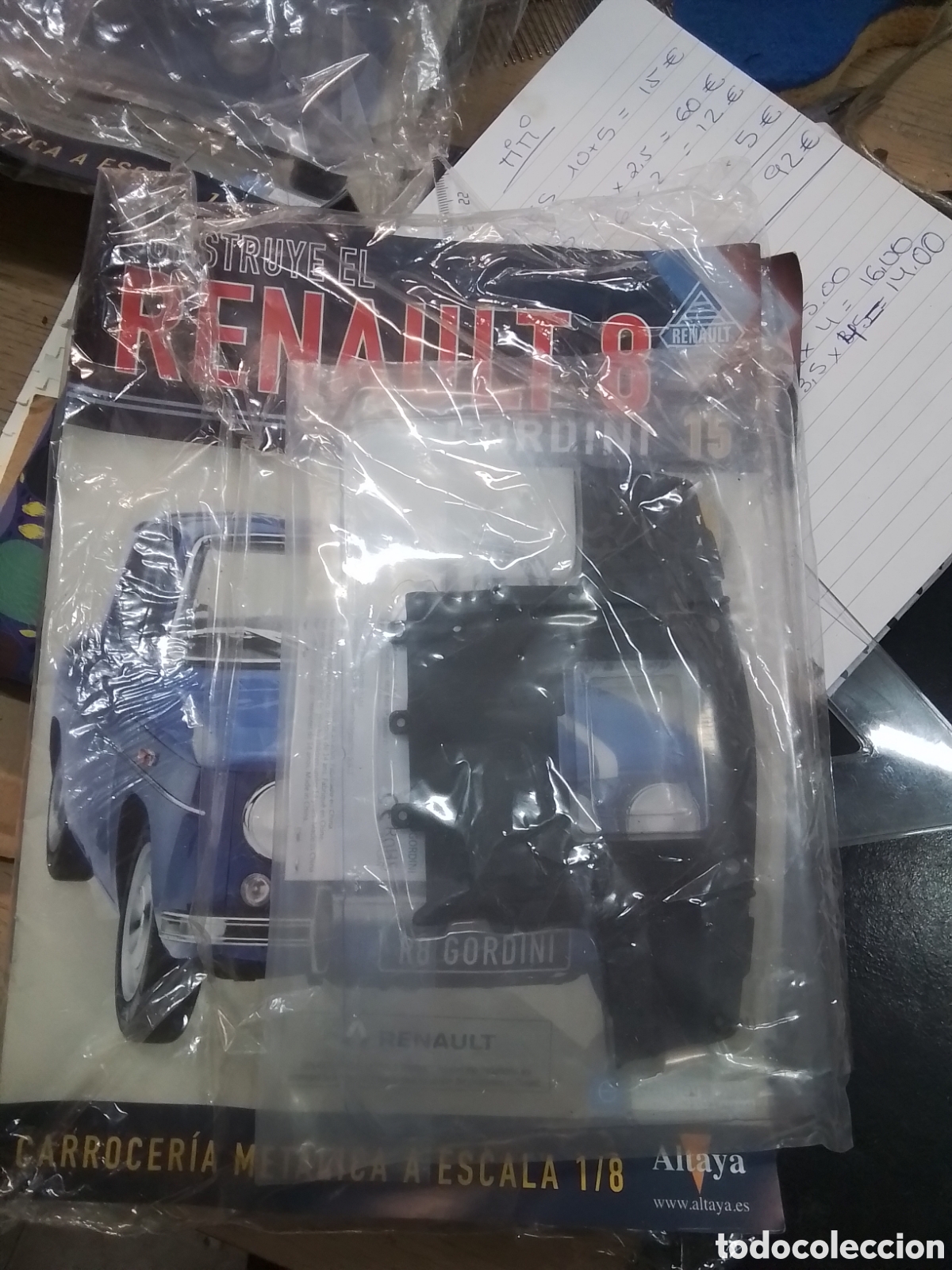 Coches a escala: Revista y coche, Construye El Renault 8 Gordini, N&ordm;, 15- Altaya- 2016 - A escala 1/8