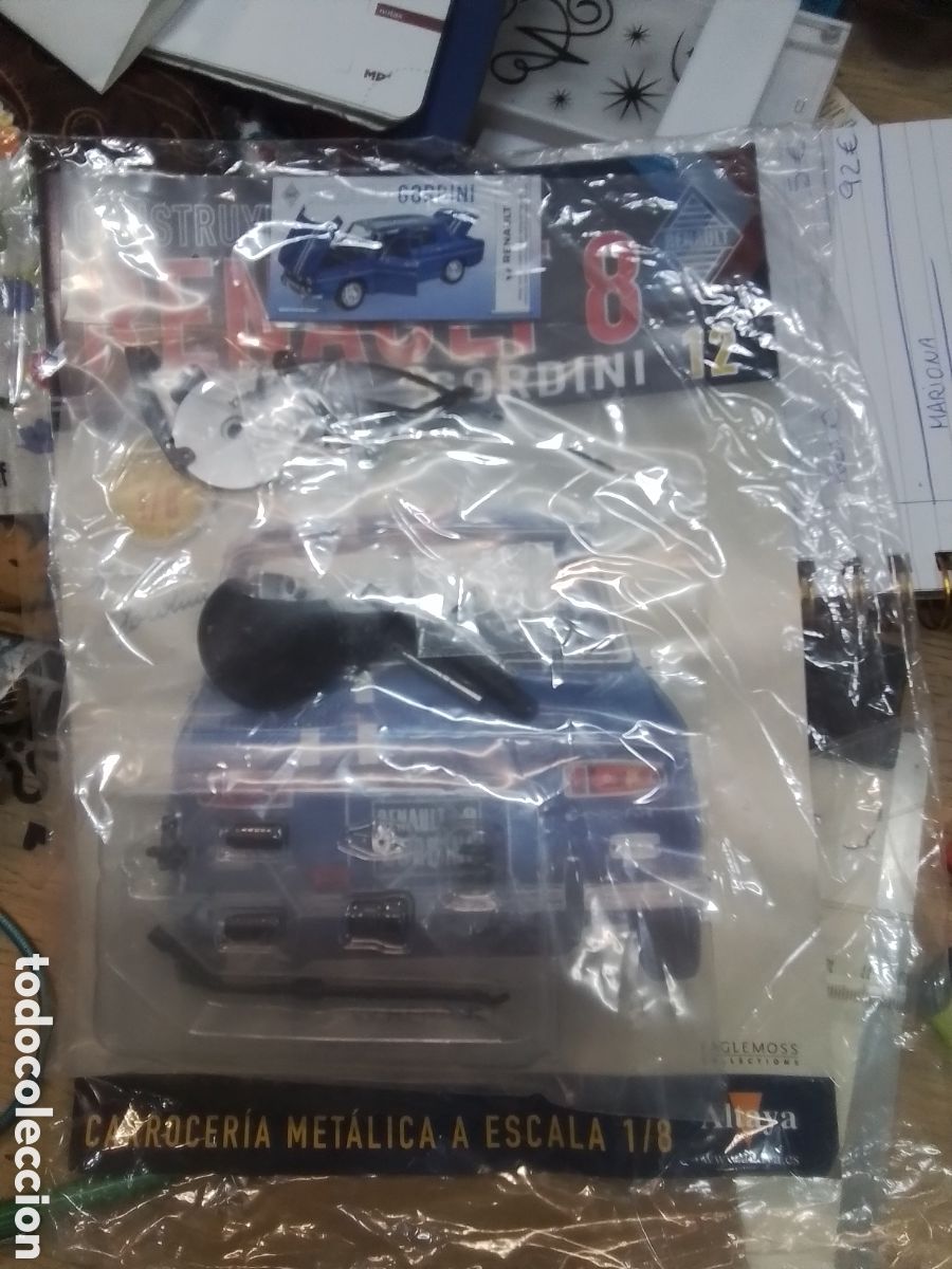 Coches a escala: Revista y coche, Construye El Renault 8 Gordini, N&ordm;, 12 Altaya- 2016 - A escala 1/8
