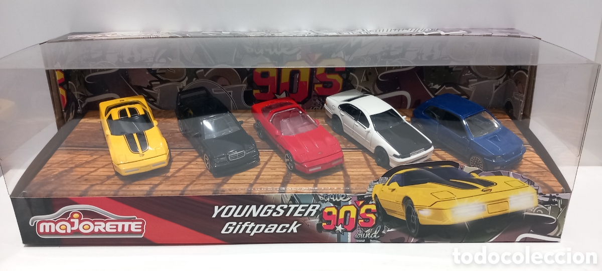 Coches a escala: MAJORETTE 1:64 GIFTPACK YOUNGSTER 90S - Foto 4