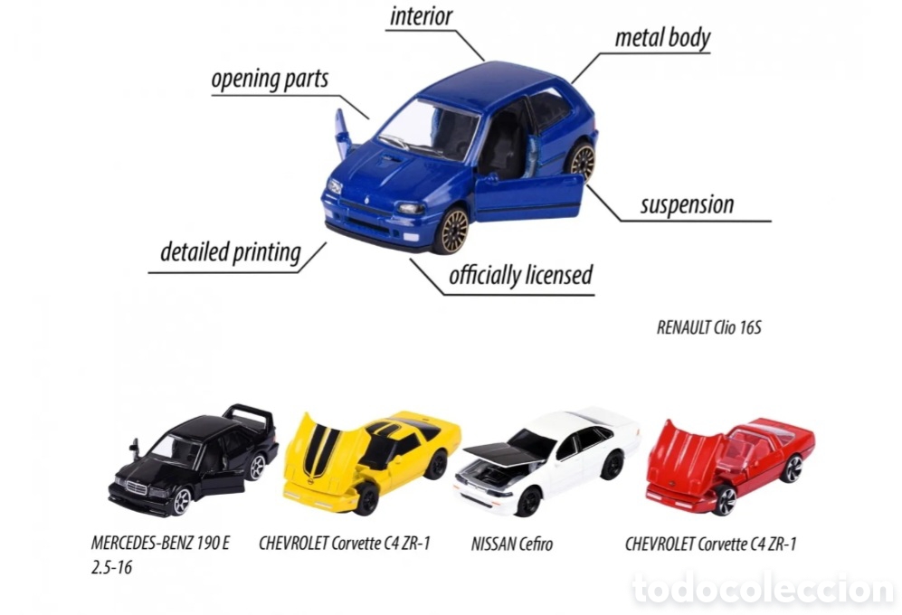 Coches a escala: MAJORETTE 1:64 GIFTPACK YOUNGSTER 90S - Foto 8