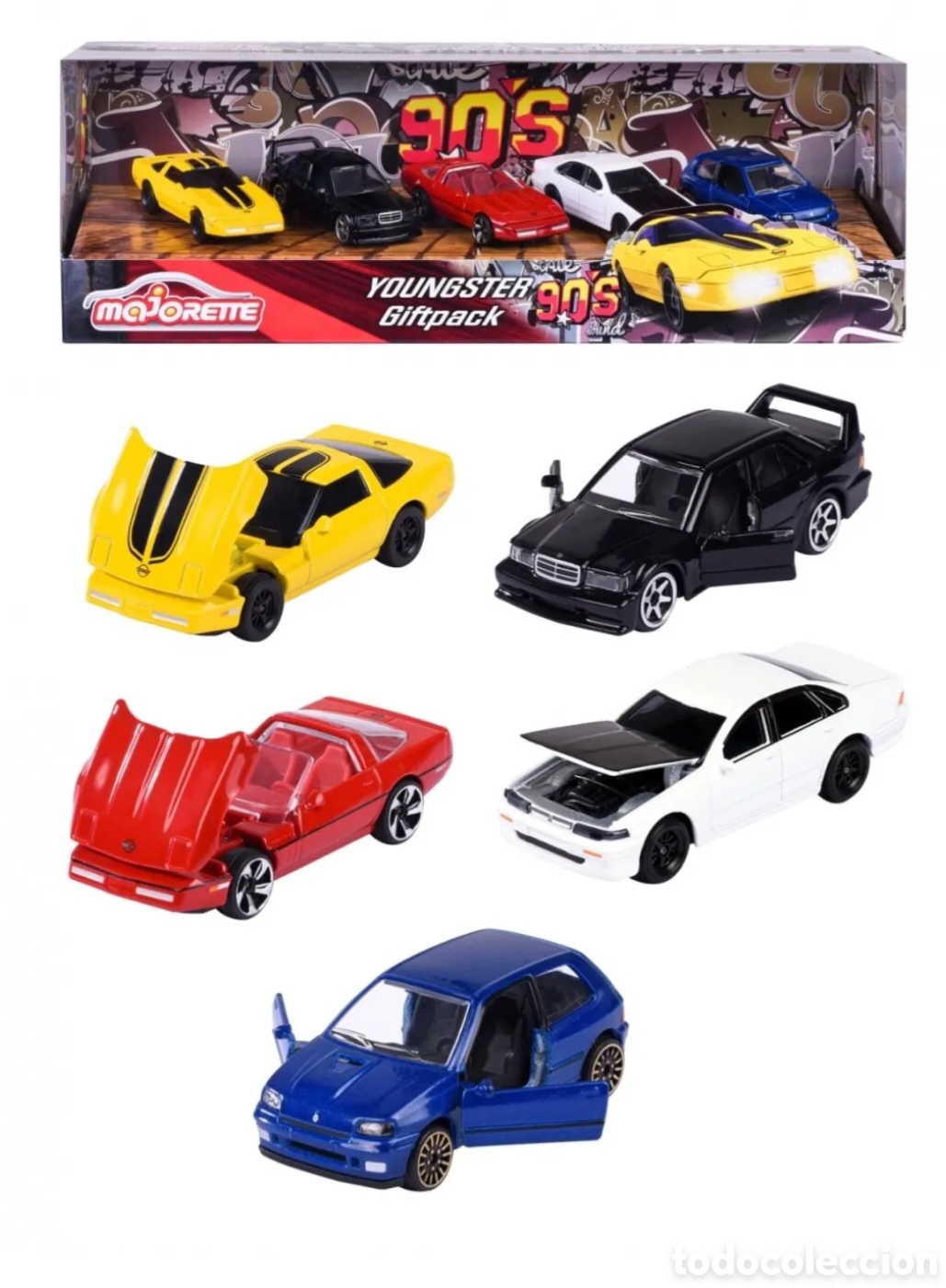Coches a escala: MAJORETTE 1:64 GIFTPACK YOUNGSTER 90S - Foto 6