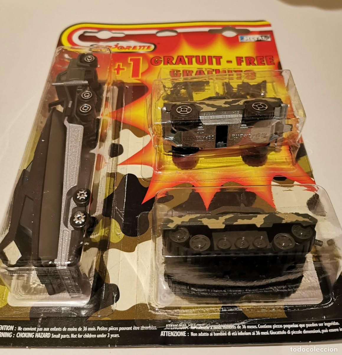 Coches a escala: Pack Militar Majorette 1/64