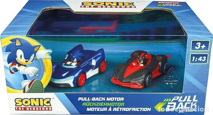 Coches a escala: Pull-Back Motor - SONIC the HEDGEHOG - SONIC vs. SHADOW Twinpack &iexcl;Precintado! - Foto 2