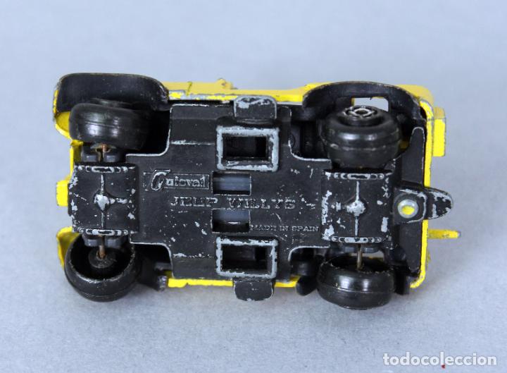 Coches a escala: Jeep Willys Guisval 1/64 amarillo - Foto 4