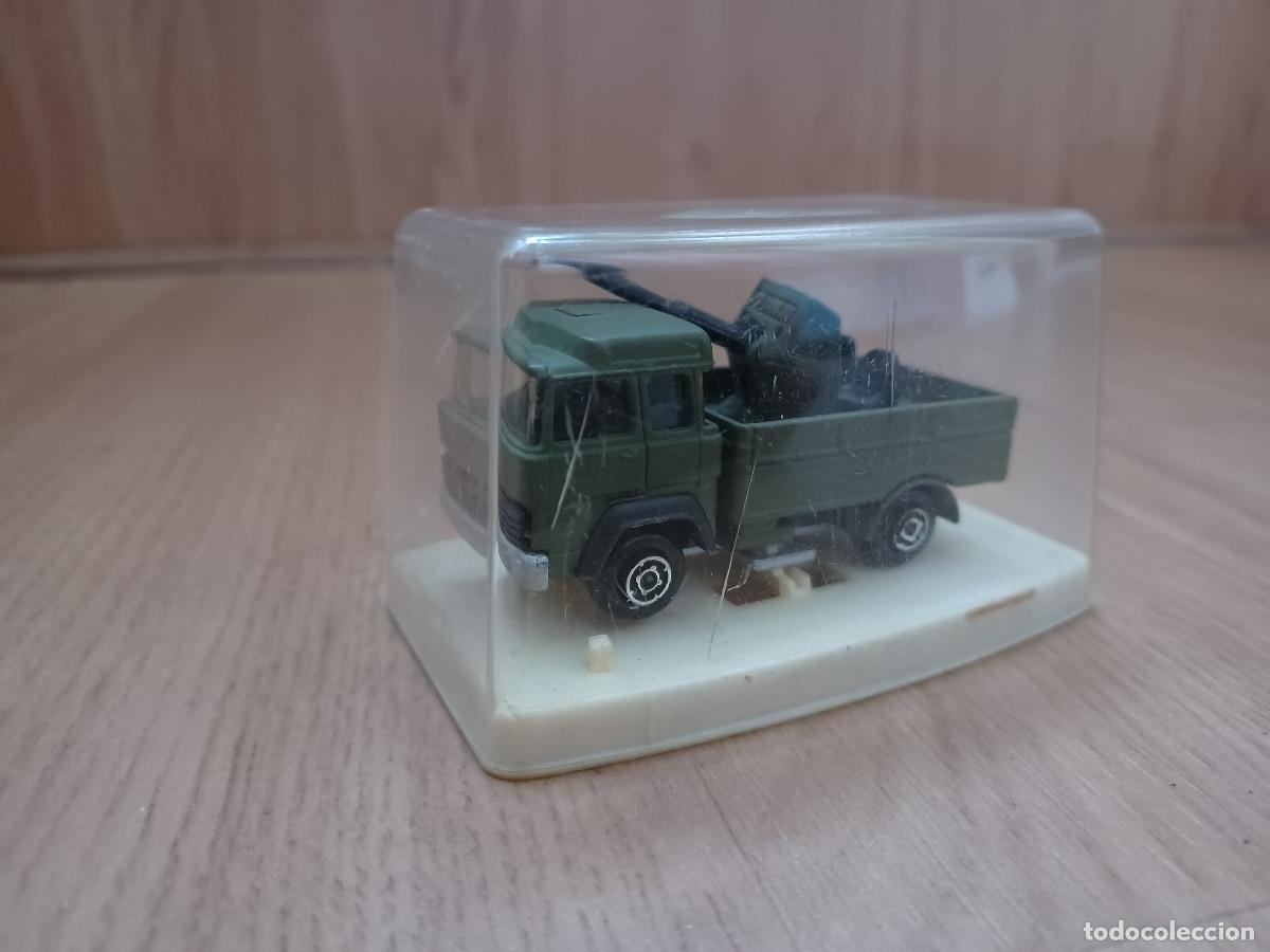 Coches a escala: COCHE GUISVAL MAGIRUS ANTIAEREO N&ordm;.56 1/66 USADO Miniaturas en Metal CON CAJA COLECCI&Oacute;N 1978