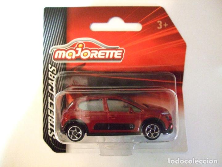 Coches a escala: CITROEN C3 - MAJORETTE STREET CARS 254M ESCALA 1:57 COCHE CAR ROJO C 3 JUGUETE 1:64 APROX