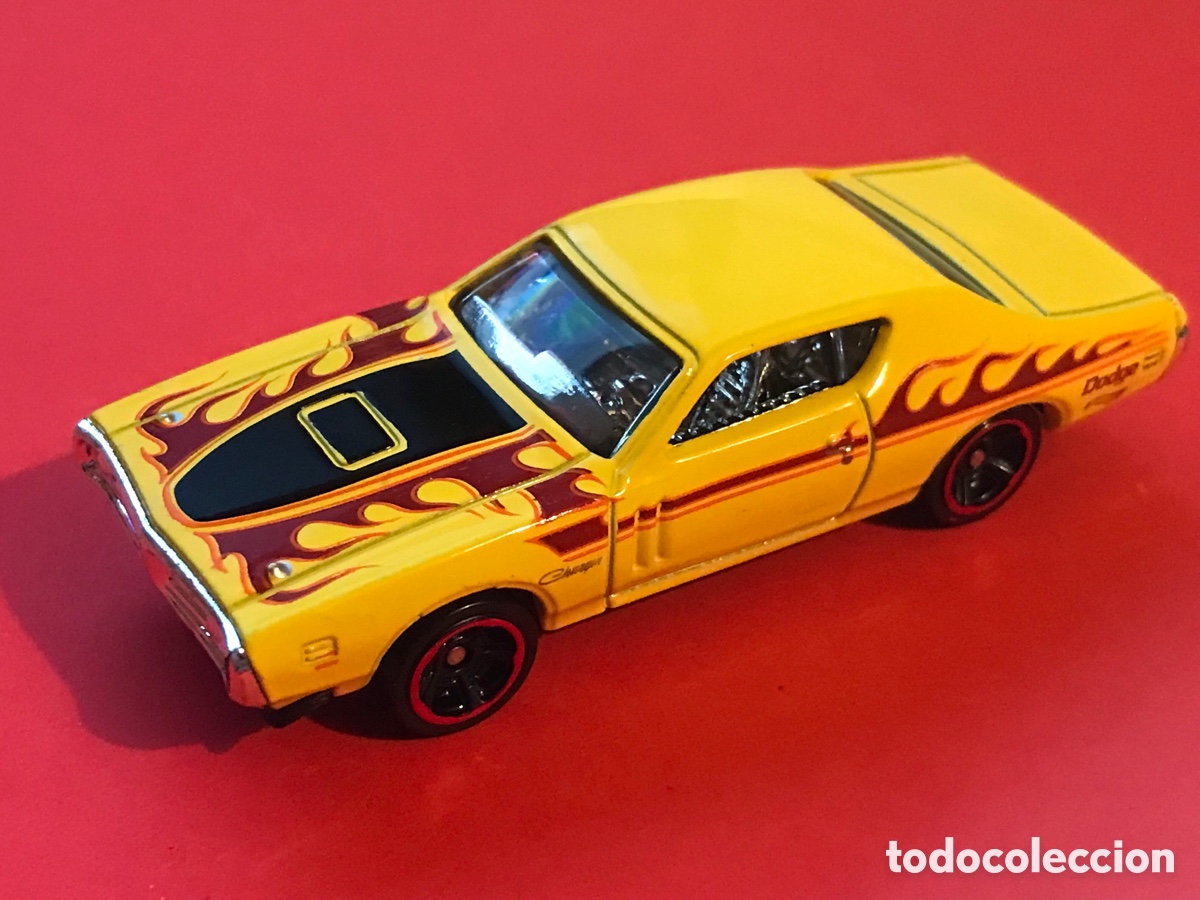 Hot Wheels 2020 Hw Flames '71 Dodge Charger – Gelb, Maßstab 1:64, Sammlerstück 188/250