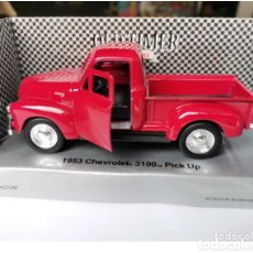 Coches a escala: 1953 CHEVROLET 3100 PICK UP METAL OLD TIMER AUTOMOBILE WELLY ESCALA 1:34