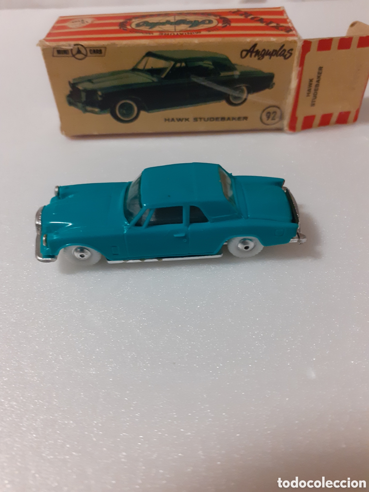 Coches a escala: ANGUPLAS MINICARS HAWK STUDEBAKER VERDE EN CAJA - Foto 1