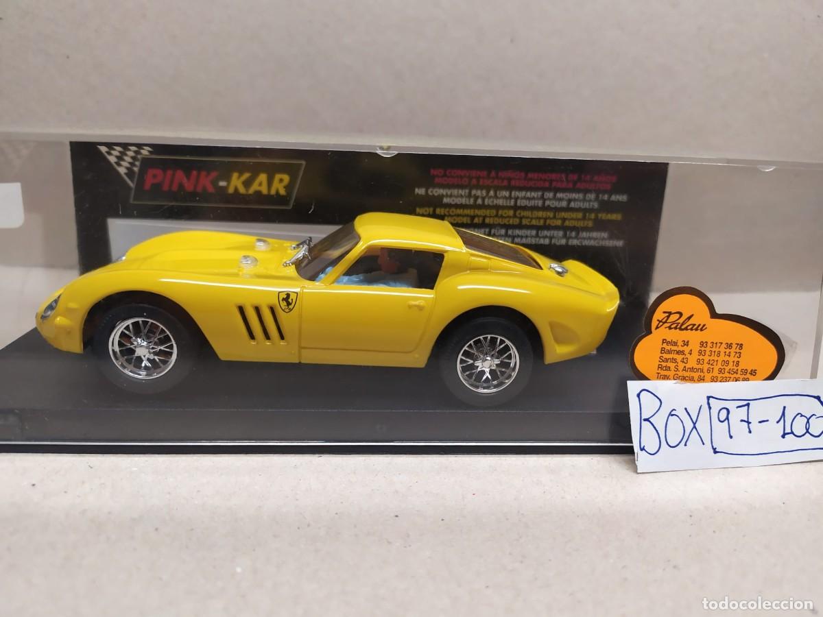 Coches a escala: Pink kar Ferrari GTO Street Car Yellow TC-1202