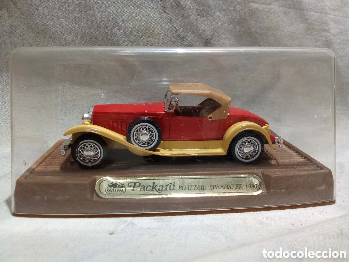 Coches a escala: PACKARD BOATTAIL SPEEDSTER, 1.930 DE GUISVAL EN CAJA EXPOSITORA