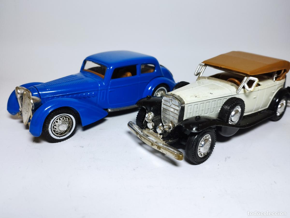 Coches a escala: LOTE COCHES REPLICA OLD CARS GUISVAL 1,45 CADILLAC Y DELAHAYE