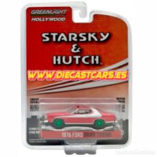Coches a escala: GREENLIGHT HOLLYWOOD STARSKY & HUTCH 1976 FORD GRAN TORINO (GREEN MACHINE) CHASE