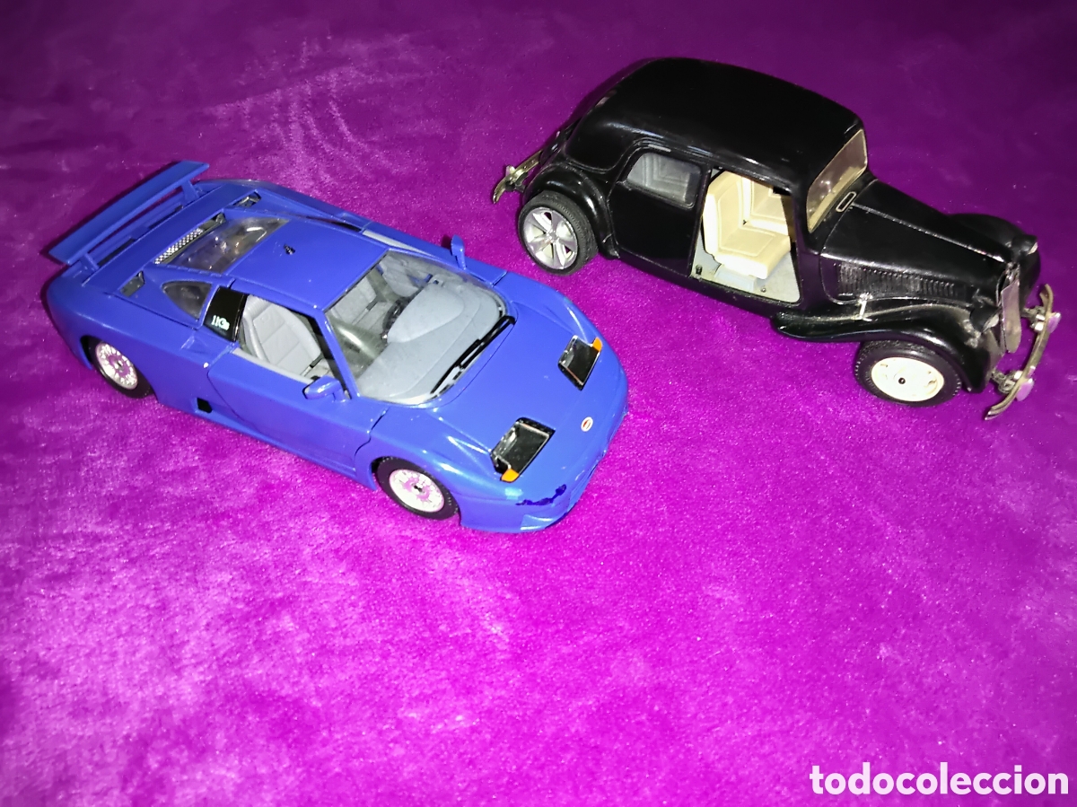 Coches a escala: LOTE BURAGO, CITROEN T.A. 15CV, BUGATTI 11