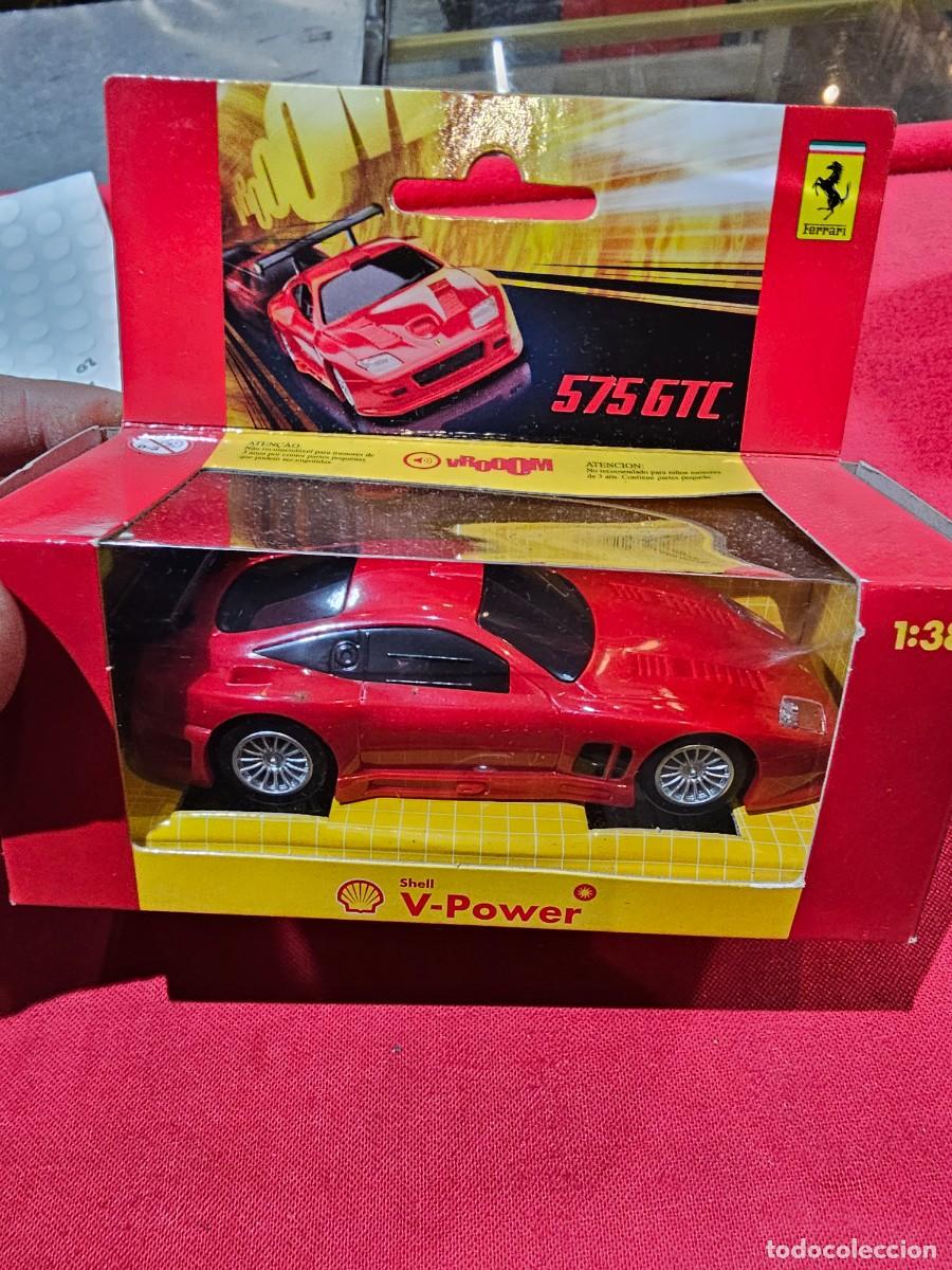 Coches a escala: Coche ferrari 575 gtc 1:38 autorizado por ferrari shell v power