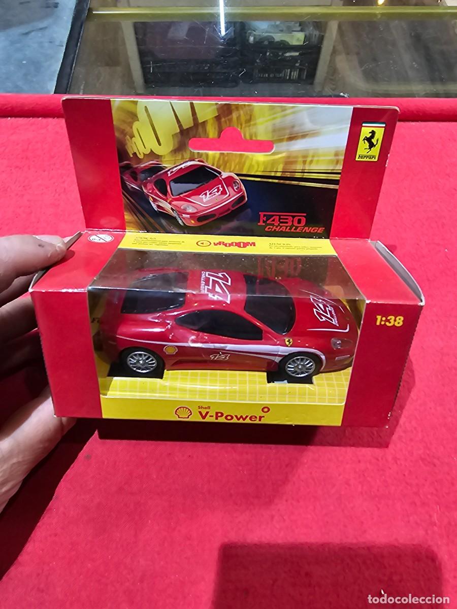 Coches a escala: Coche ferrari f 430 challenge 1:38 autorizado por ferrari shell v power