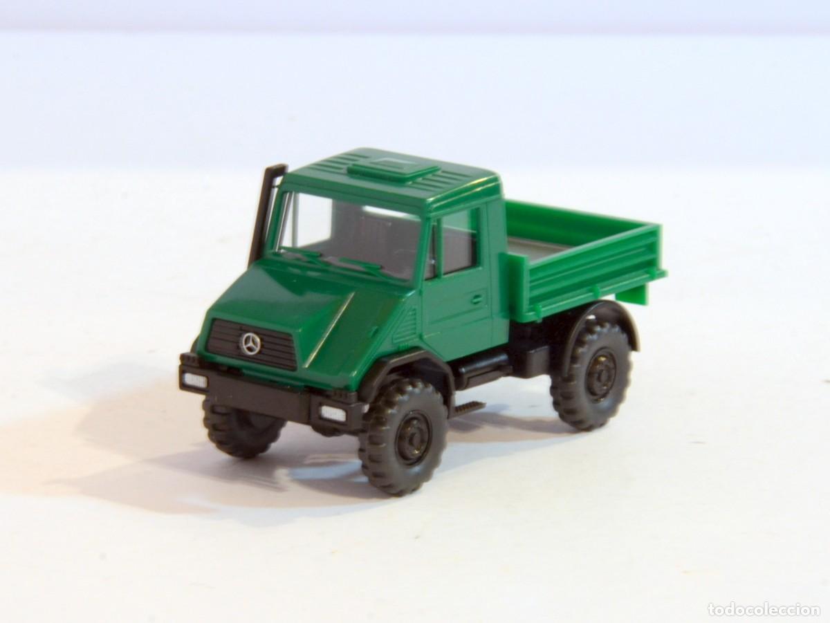 Model Cars: Wiking Escala 1:87 H0 Mercedes Benz Unimog U140 Impecable con Caja