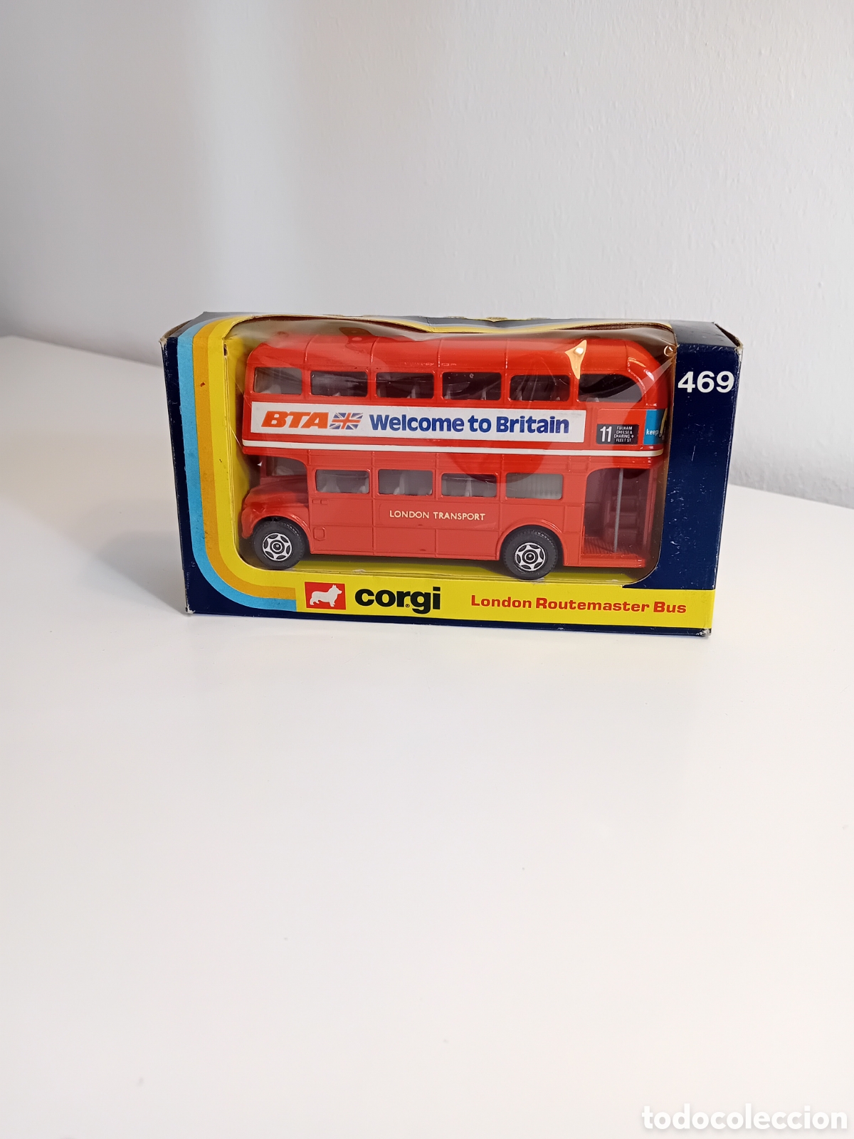 Coches a escala: Autob&uacute;s Londres CORGI 469 - Foto 1