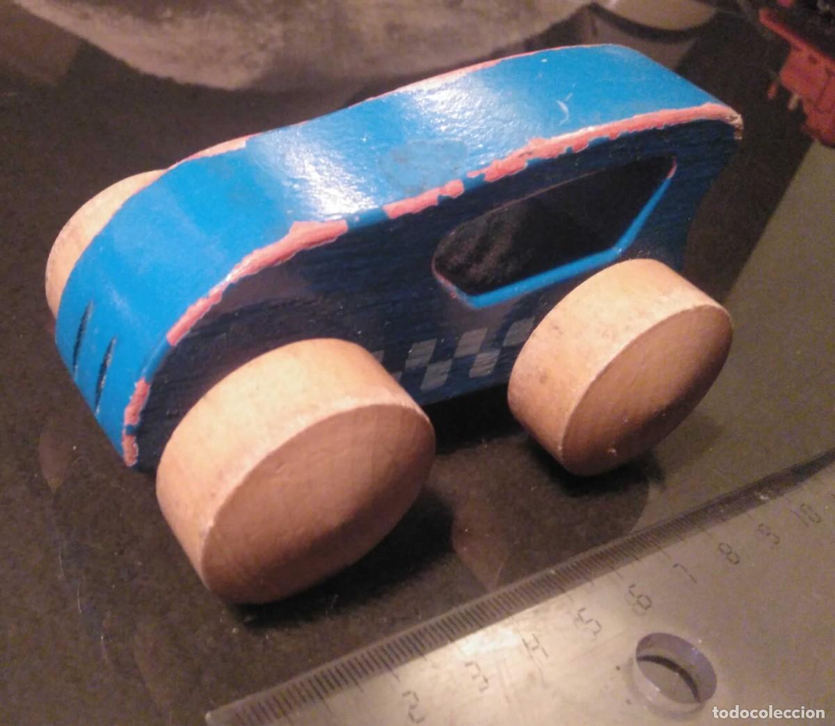 Coches a escala: ❤️ &iexcl;Coleccionable! Coche de madera Hape azul - Foto 2