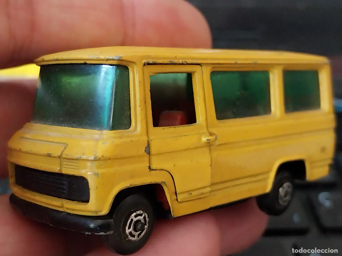 Coches a escala: MERCEDES BENZ 406 GUISVAL FURGONETA CHASIS METAL 7CM LARGO ORIGINAL
