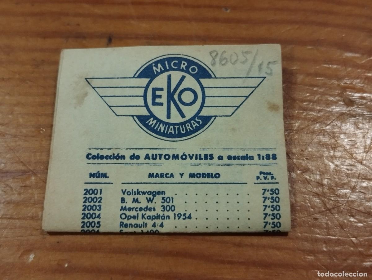 Coches a escala: EKO. CAT&Aacute;LOGO Y PRECIOS. - Foto 1