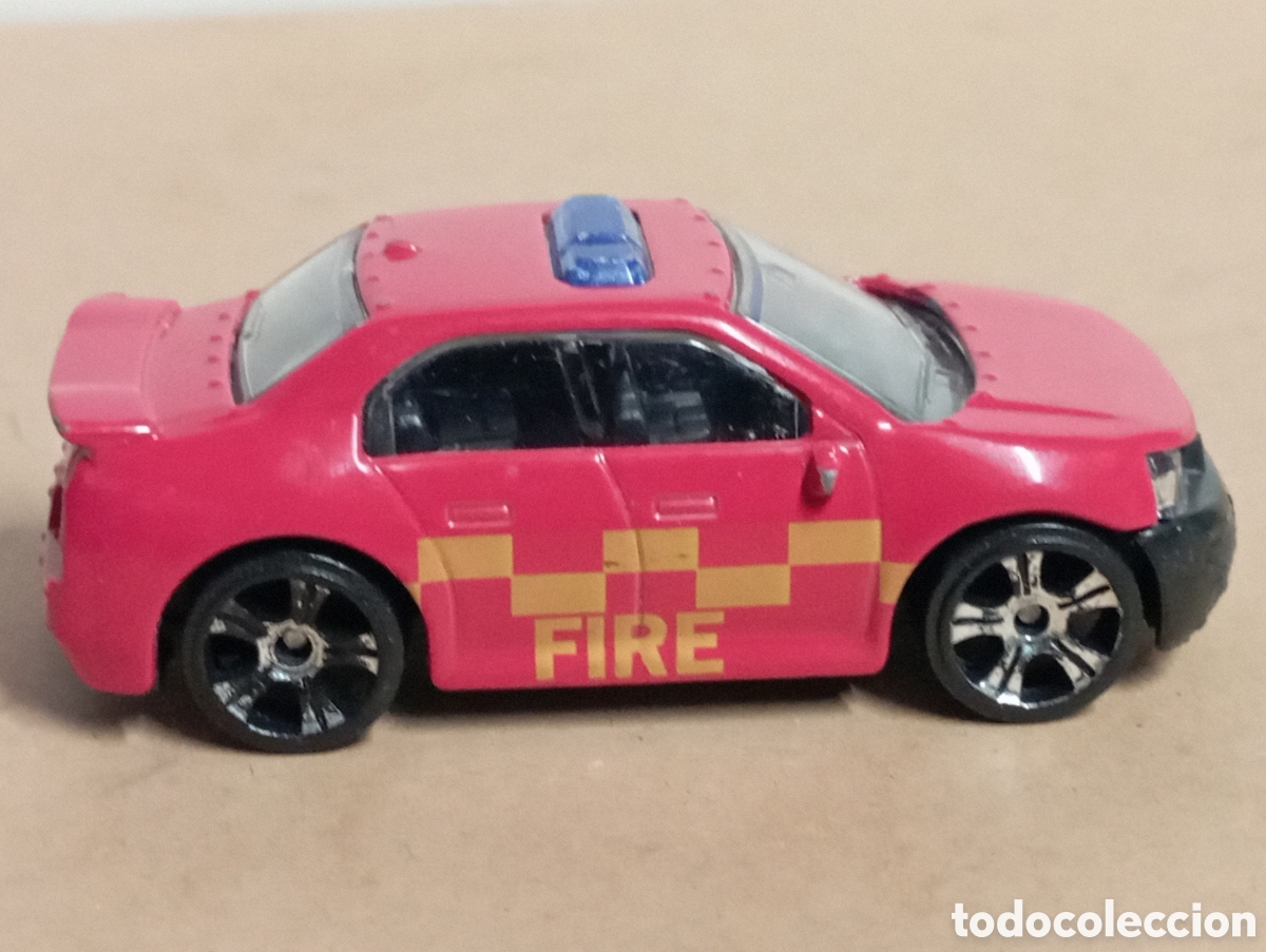Coches a escala: Coche TEAMSTERZ de Bomberos FIRE 6,9 cm - Foto 3