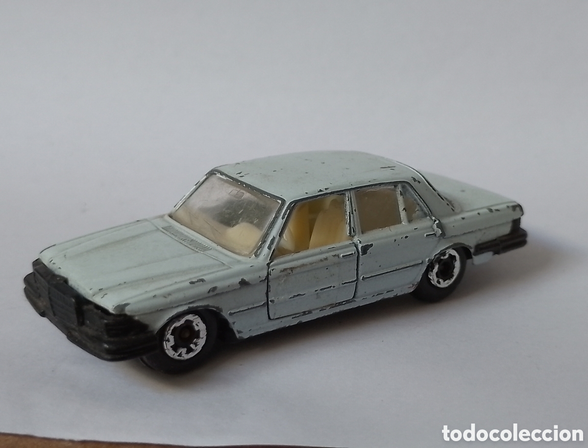 Modellautos: Antiguo coche a escala. Metal. Mercedes Benz 450 SEL. Juguetes Mira. Escala aprox. 1/66