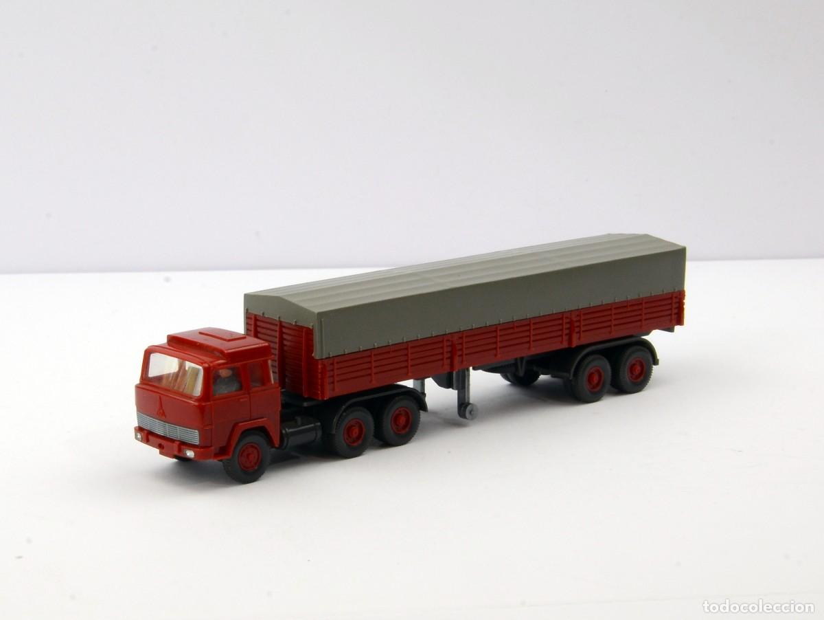 Coches a escala: Wiking Escala 1:87 H0 Antiguo Cami&oacute;n Articulado Magirus Deutz 235D 1966 - 75