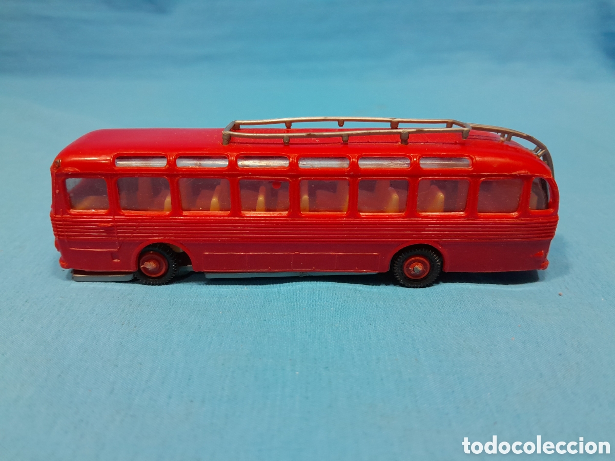 Coches a escala: AUTOBUS ROJO, PEGASO 408 DE PL&Aacute;STICO - ECO - ESCALA 1:86