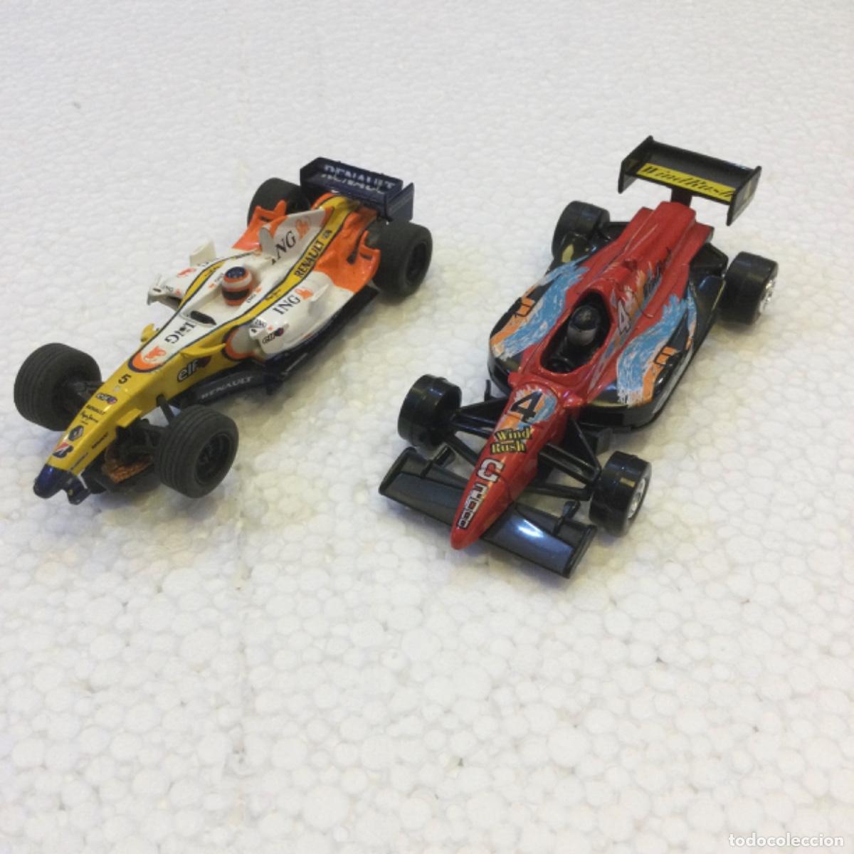 Coches a escala: Coches Formula 1. (lote de 2) 11 cms.