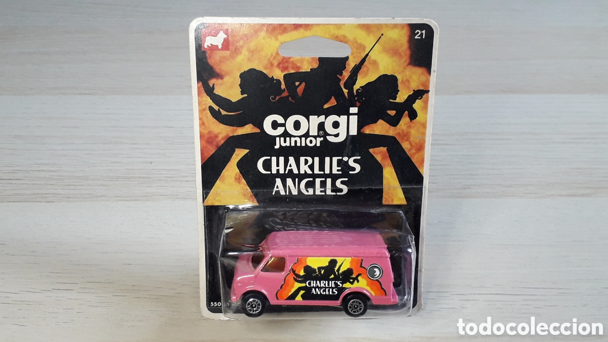 Voitures &agrave; l'&eacute;chelle: Charlies Angels Van Angeles de Charlie # 21, metal, esc 1/64, Corgi Juniors, Great Britain, a&ntilde;o 1977