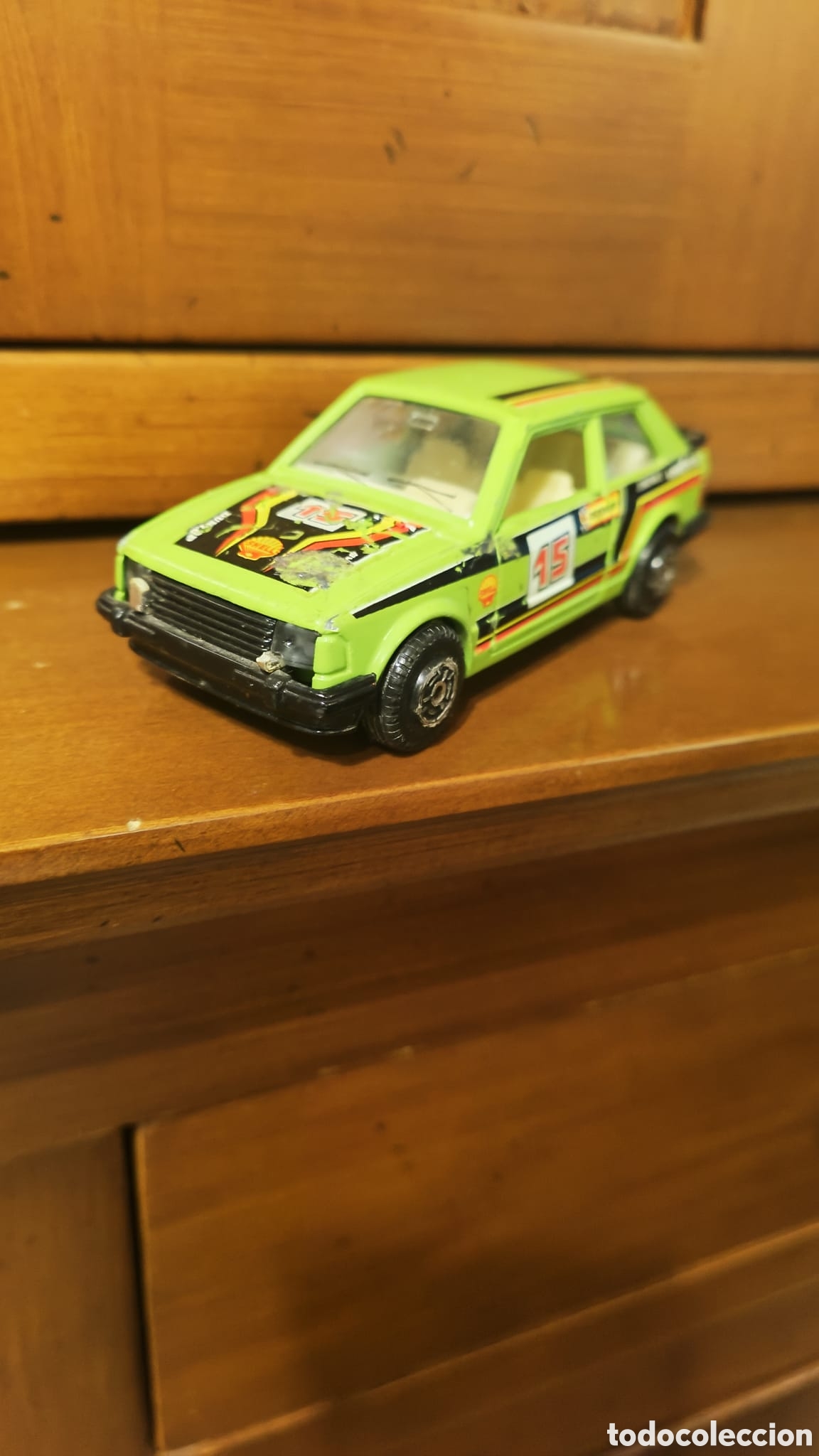 Coches a escala: Ford Escort Competici&oacute;n XR-3 de GUISVAL ref 446 escala 1/33 colecci&oacute;n Fuego Rallye