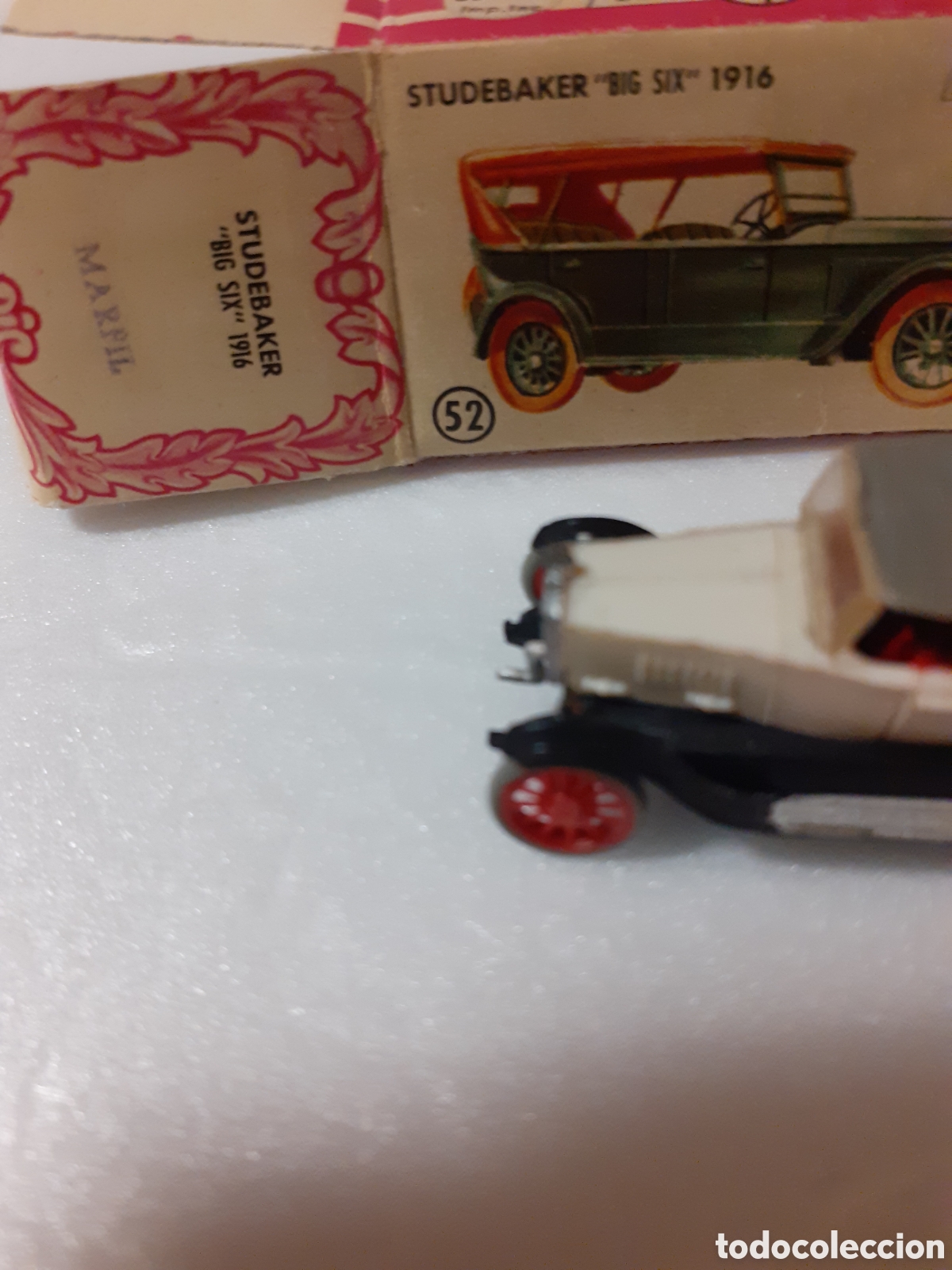 Coches a escala: ANGUPLAS MINICARS STUDEBAKER BIG SIX COLOR MARFIL - Foto 6