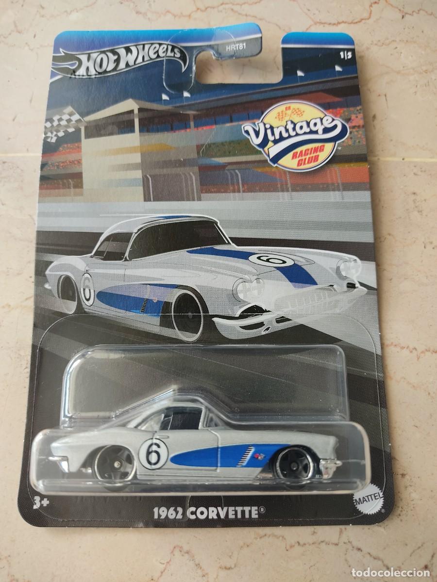 Coches a escala: HOT WHEELS - 1962 CORVETTE - 1/5 VINTAGE RACING CLUB