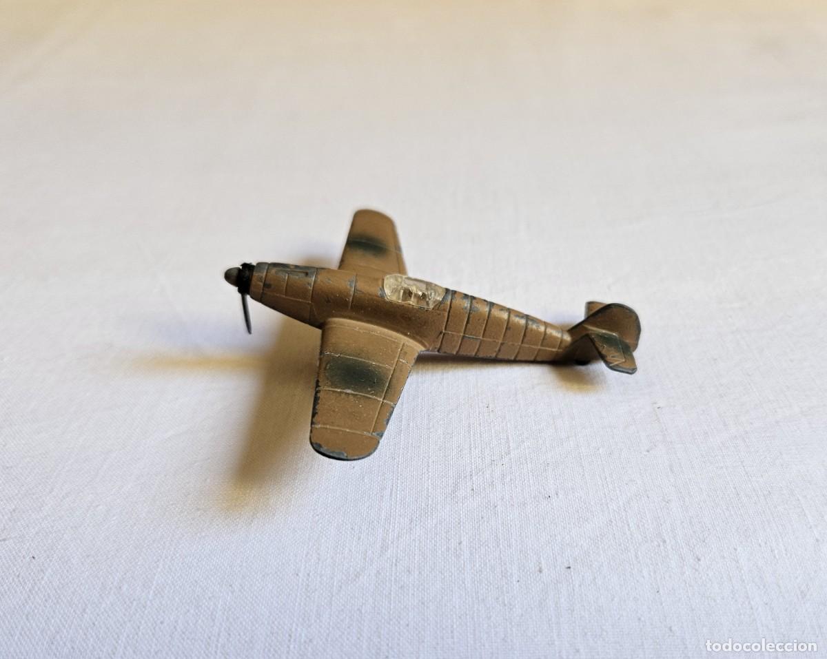 Coches a escala: Avi&oacute;n Messerschmitt marca Pilen escala 1/64 a&ntilde;os 70