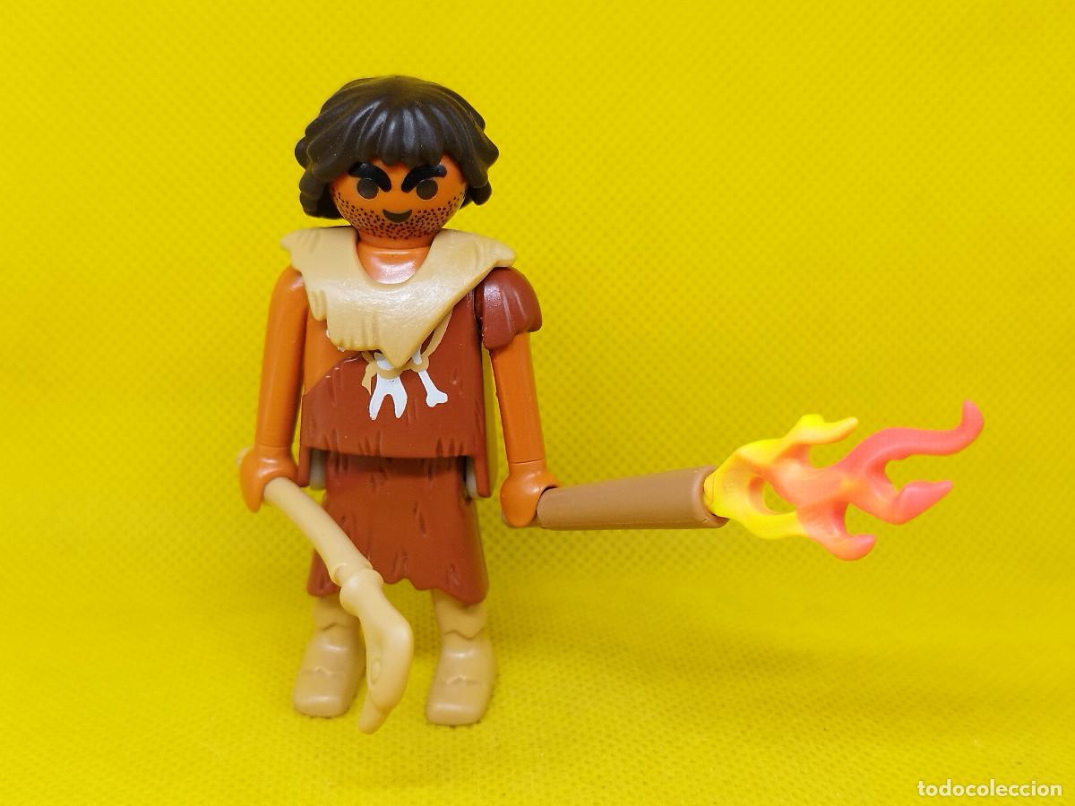 Coches a escala: Playmobil Cazador prehist&oacute;rico, troglodita