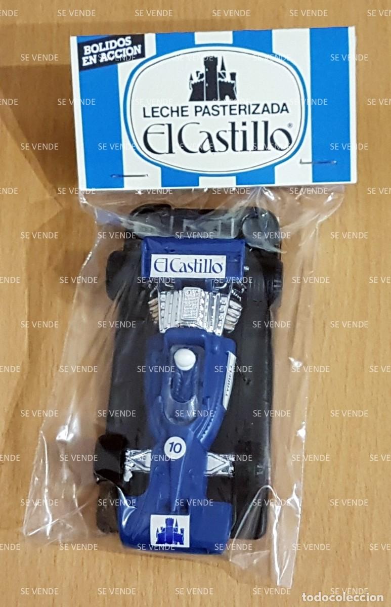 Coches a escala: B&Oacute;LIDOS EN ACCI&Oacute;N F&Oacute;RMULA 1. TRANSPLASTIC TITO ANTIGUO COCHE DE PROMOCI&Oacute;N LECHE EL CASTILLO