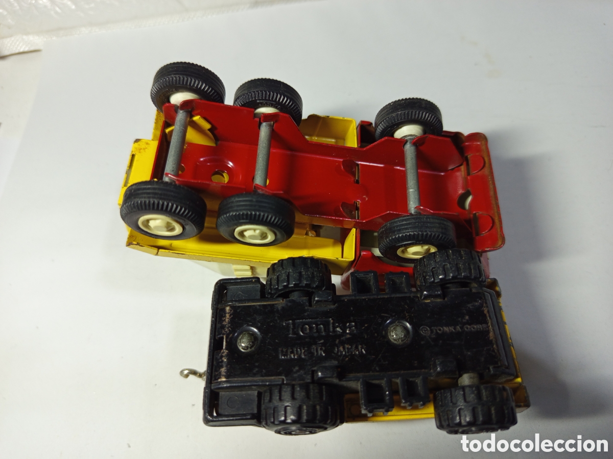Coches a escala: Cami&oacute;n gr&uacute;a y hormigonera Tonka - Foto 5