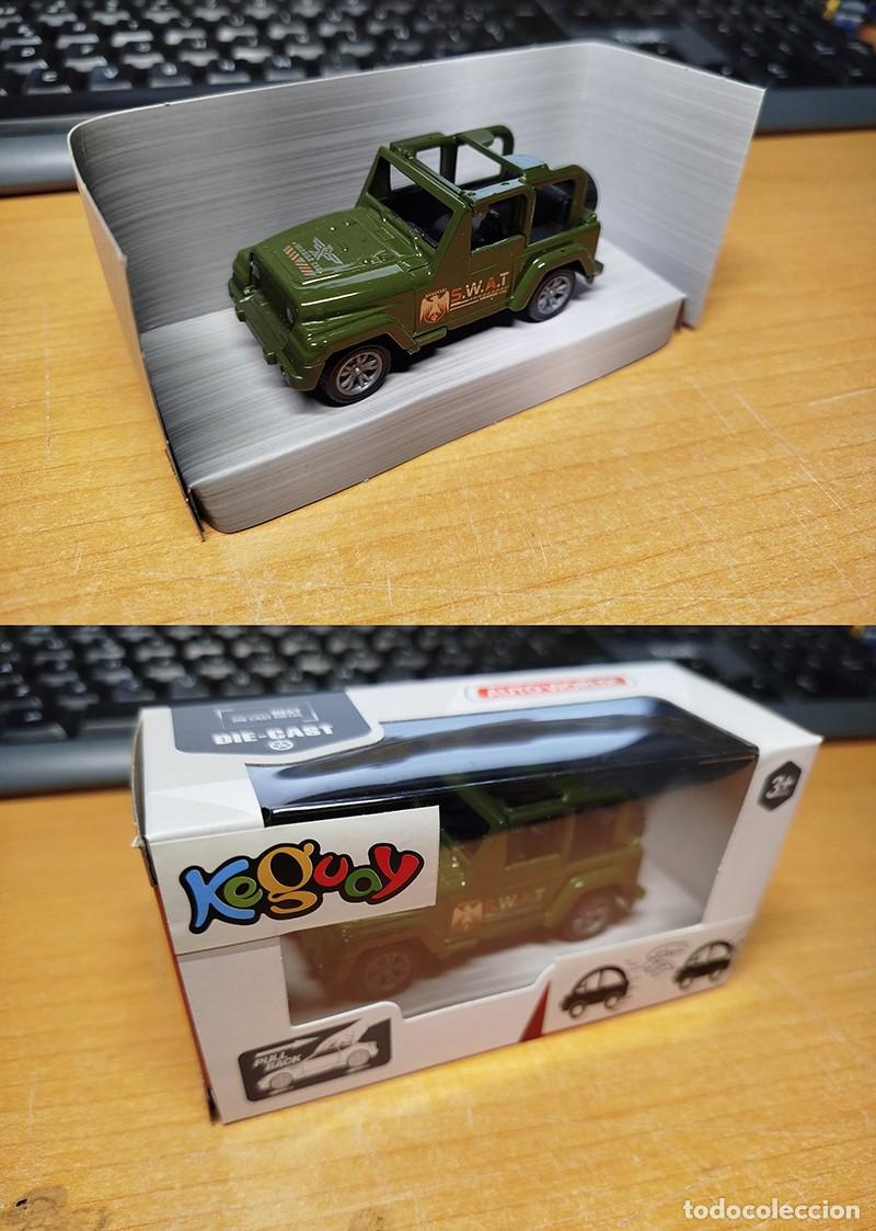 Coches a escala: Jeep militar de metal
