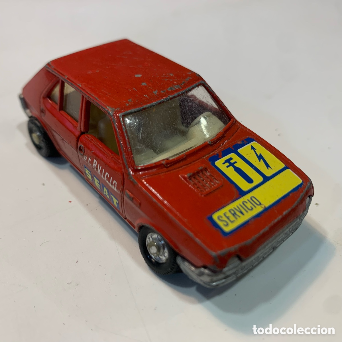 Coches a escala: coche seat ritmo clx mira ref. 169 rojo servicio mecanico seat