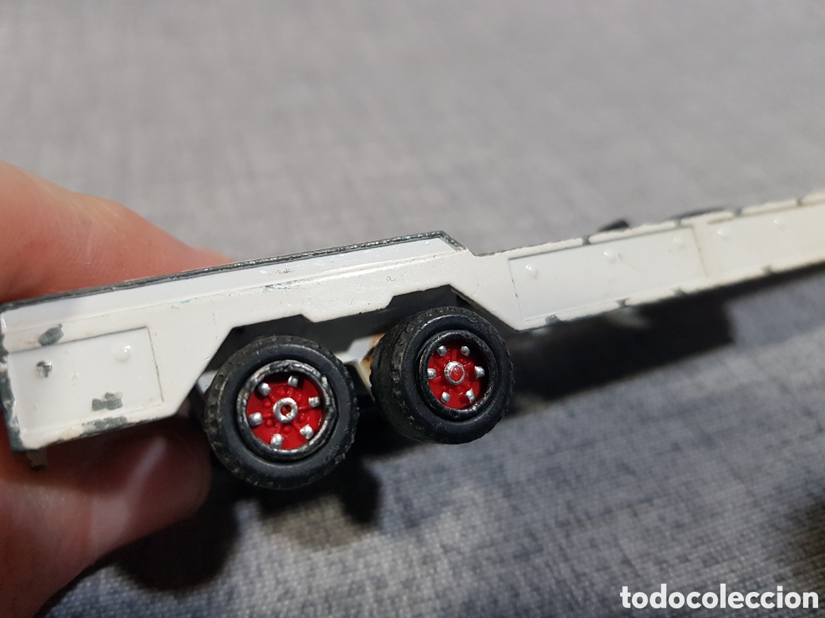 Coches a escala: MAJORETTE REMOLQUE BLANCO TR&Aacute;ILER - Foto 3