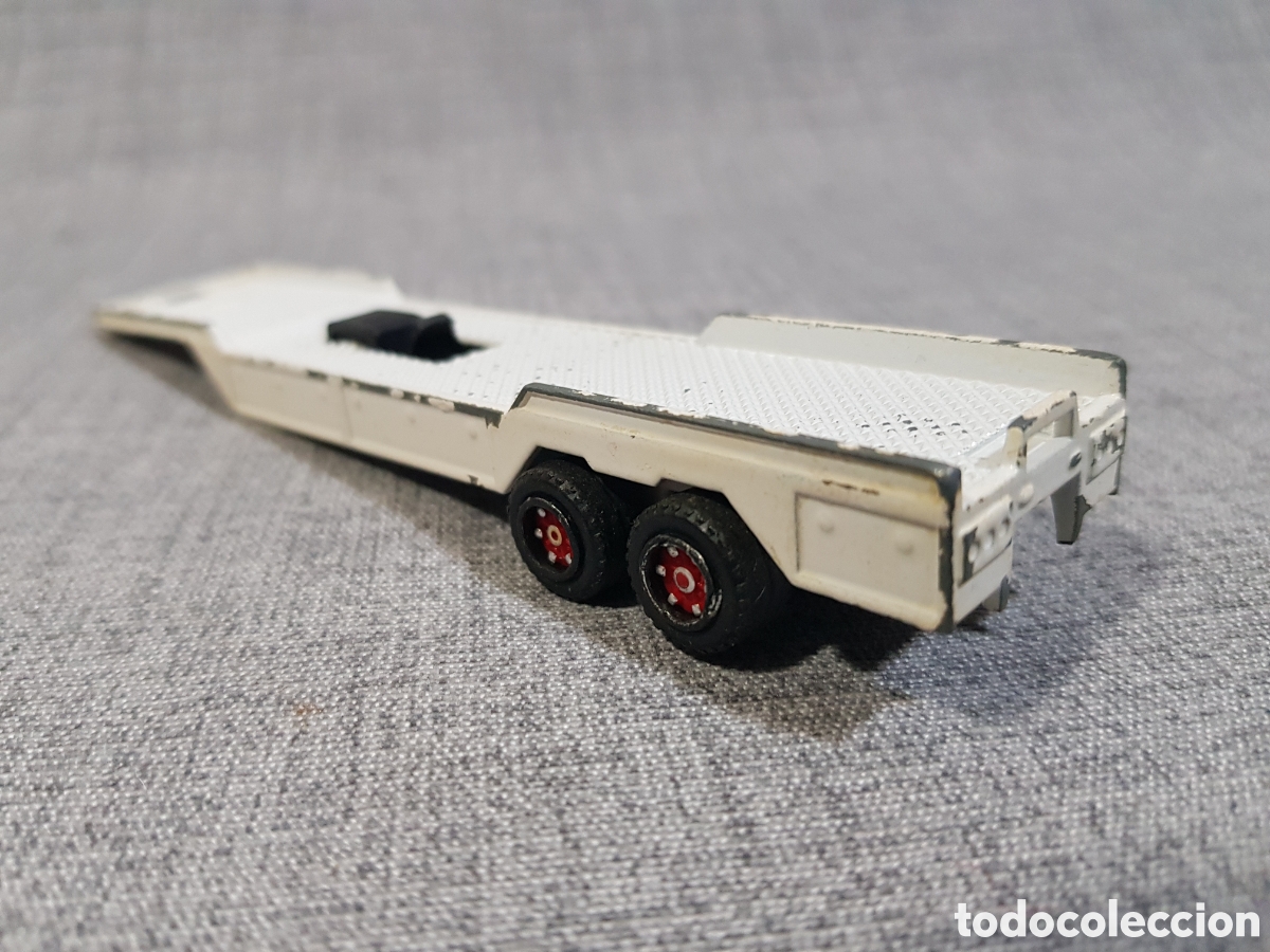 Coches a escala: MAJORETTE REMOLQUE BLANCO TR&Aacute;ILER - Foto 6