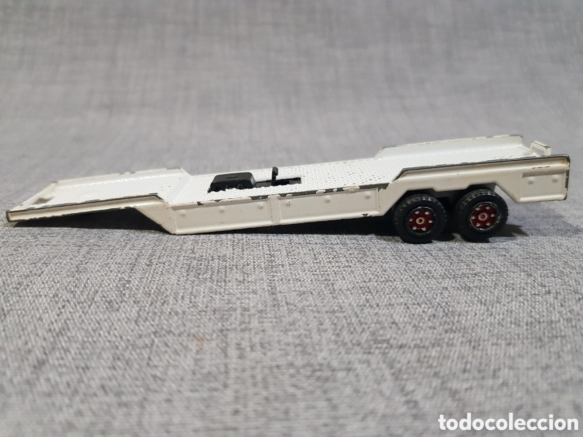 Coches a escala: MAJORETTE REMOLQUE BLANCO TR&Aacute;ILER - Foto 7