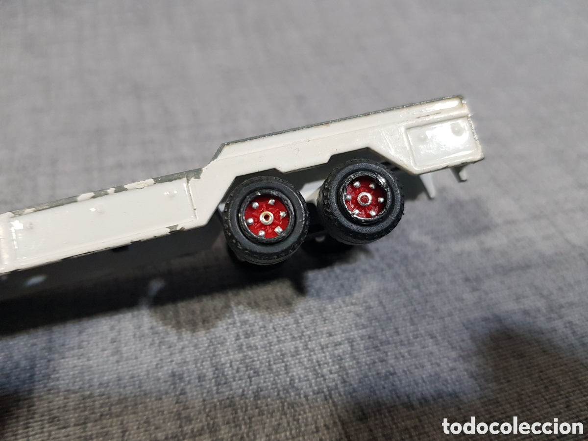 Coches a escala: MAJORETTE REMOLQUE BLANCO TR&Aacute;ILER - Foto 8