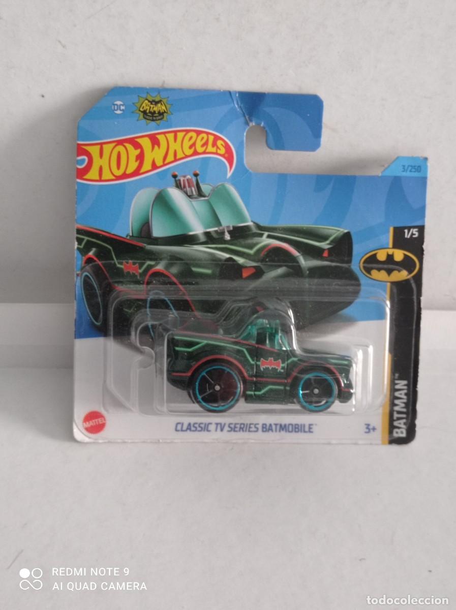 Coches a escala: Coche batman &rdquo;Classic TV Series Batmobile&rdquo; de hotwheels