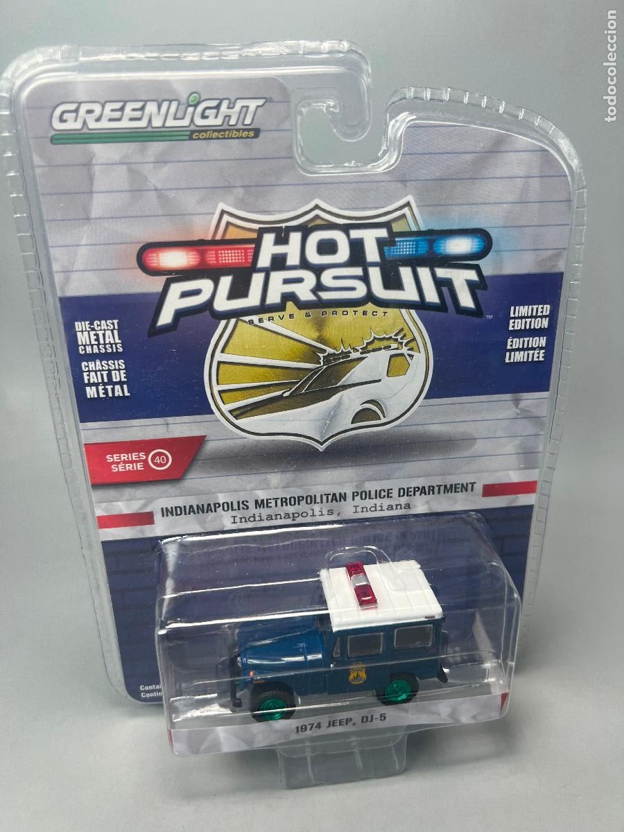 Coches a escala: GreenLight 1974 jeep DJ-5