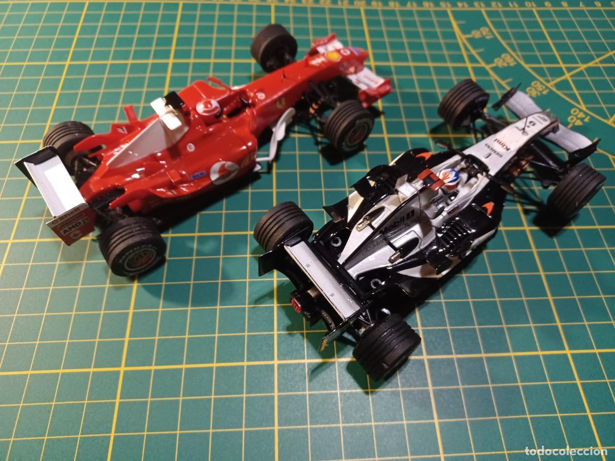 Coches a escala: dos coches scalextric Mercedes y Ferray - Foto 2