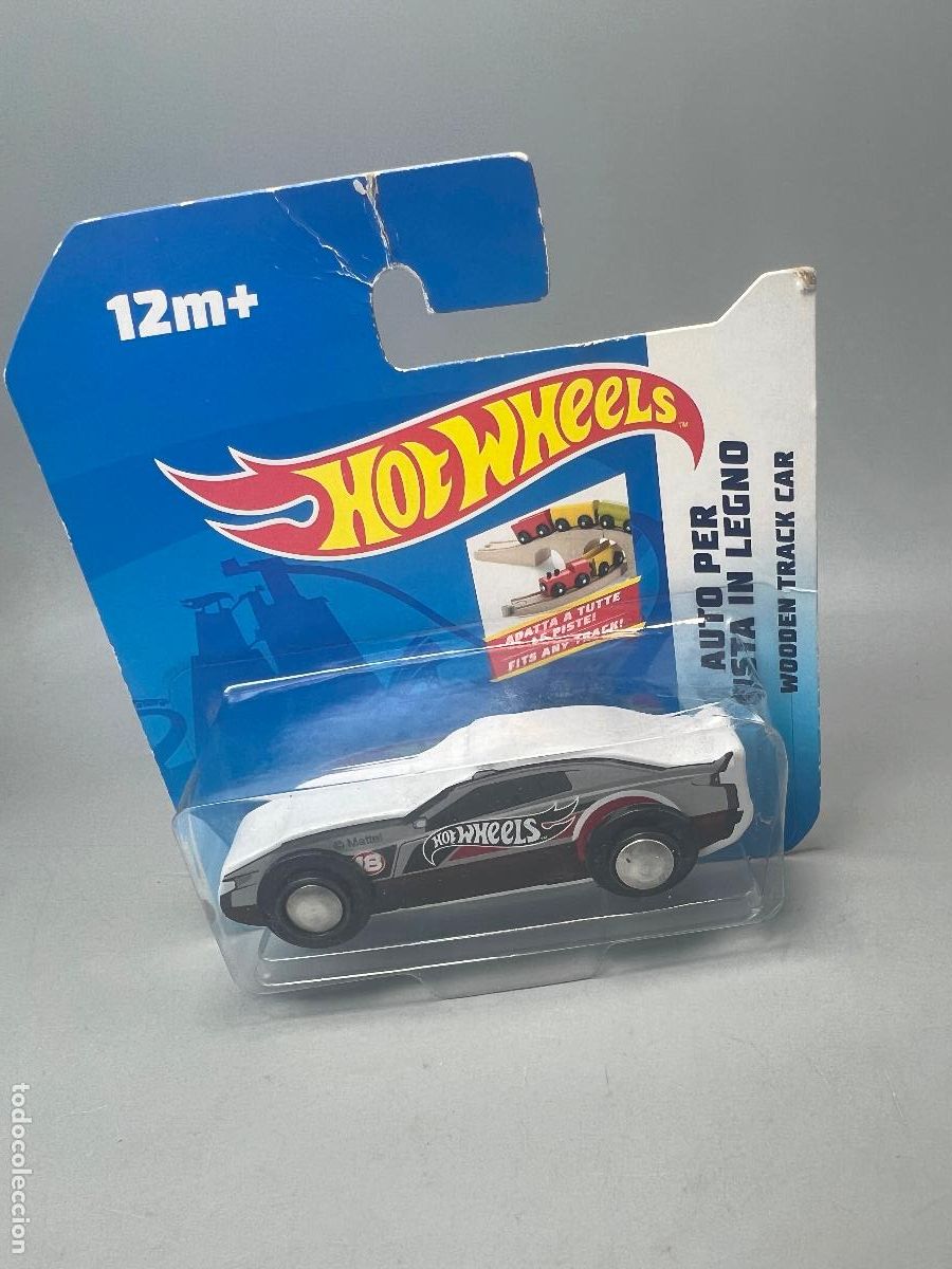 Coches a escala: hotwheels auto per pista in legono de madera - Foto 2