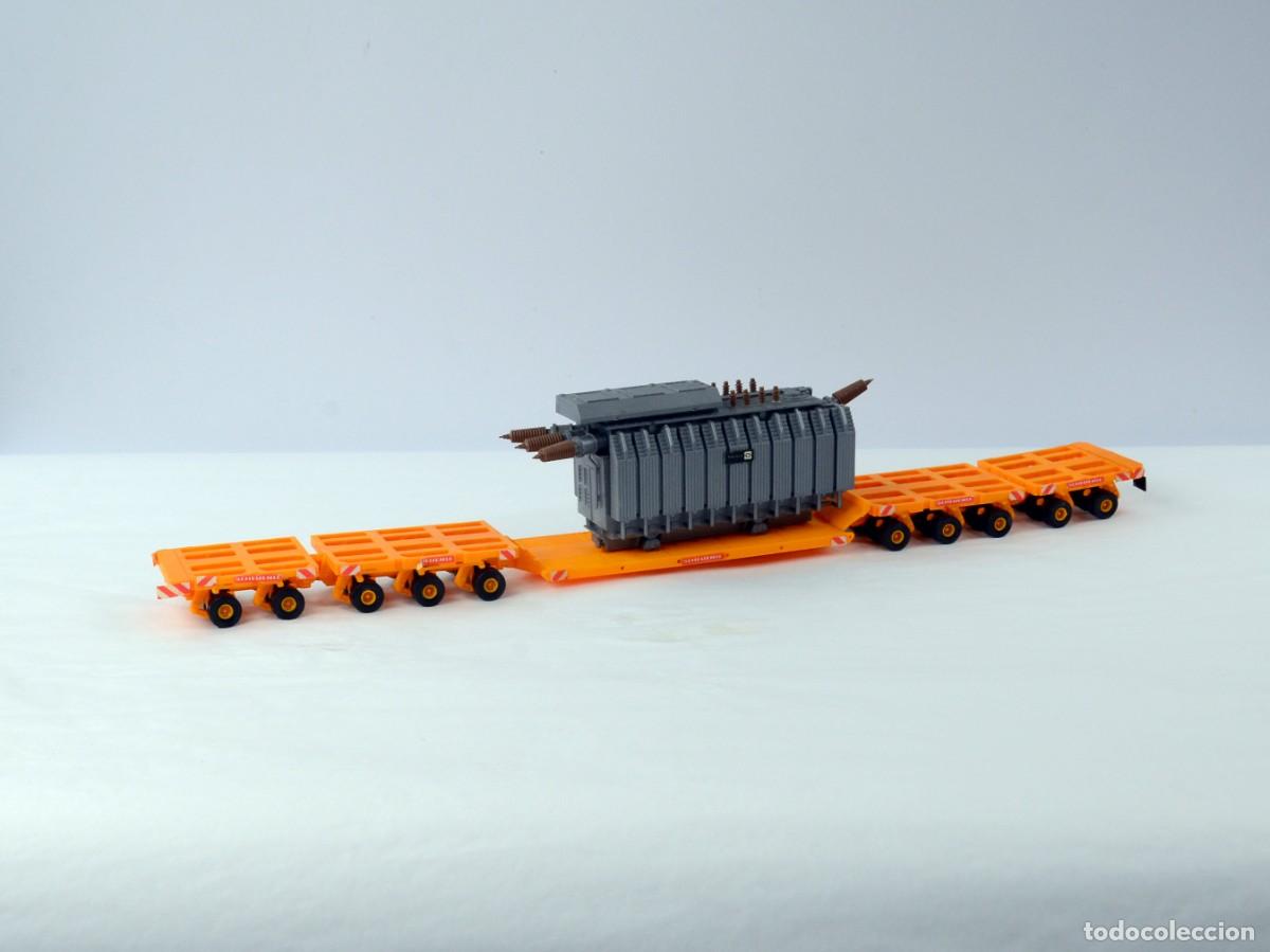 Coches a escala: Kibri Escala 1:87 H0 Remolque de Transportes Pesados Scheuerle con Transformador 50MVA