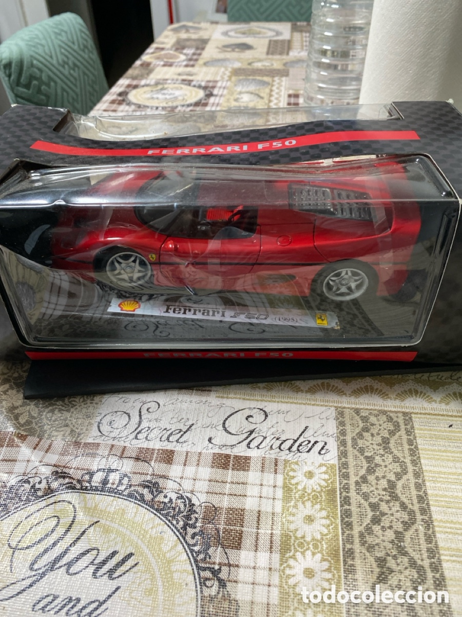 Coches a escala: Coche Ferrari F 50 rojo